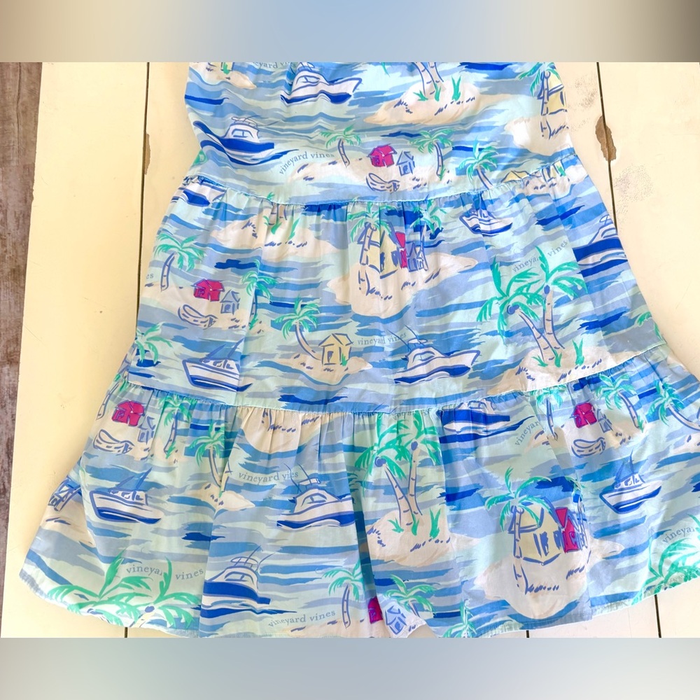 Vineyard Vines for target Girls Dress Summer theme size 10-12 - Picture 4 of 5
